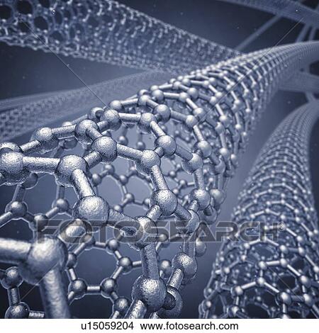 Graphene nanotubes, conceptual illustration View Large Photo Image Picture - Graphene nanotubes, conceptual illustration. Fotosearch
