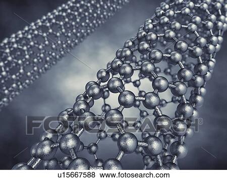 Graphene nanotubes, conceptual illustration View Large Photo Image Stock Photo - Graphene nanotubes, conceptual illustration. Fotosearch