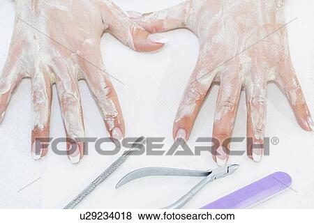 Stock Photo - Hand treatment. Fotosearch