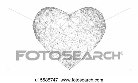 Stock Photo - Heart shape, illustration. Fotosearch