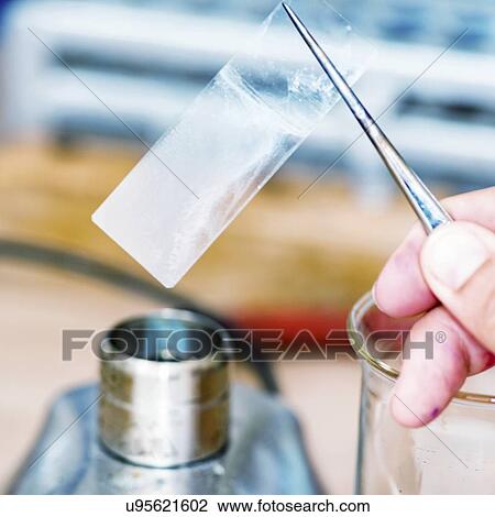 Holding microscope slide over flame View Large Photo Image Stock Image - Holding microscope slide over flame. Fotosearch