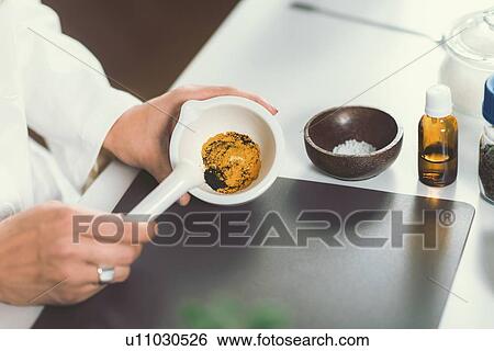 Stock Photograph - Homeopathic remedy preparation. Fotosearch