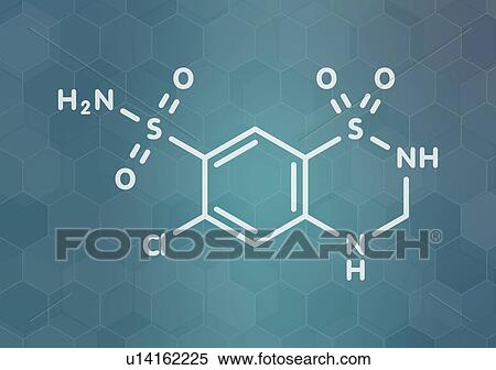 Hydrochlorothiazide diuretic drug, molecular model View Large Photo Image Stock Photography - Hydrochlorothiazide diuretic drug, molecular model. Fotosearch