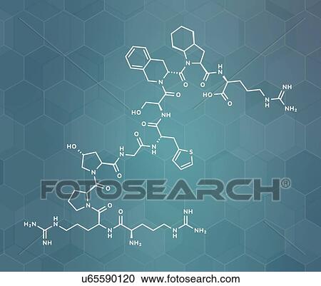 Icatibant hereditary angioedema drug, molecular model View Large Photo Image Stock Image - Icatibant hereditary angioedema drug, molecular model. Fotosearch
