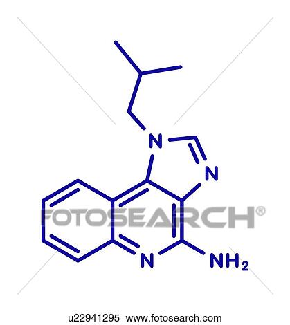 Imiquimod topical skin cancer drug, molecular model View Large Photo Image Stock Photography - Imiquimod topical skin cancer drug, molecular model. Fotosearch