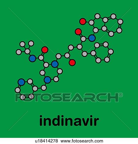 Indinavir HIV drug, molecular model View Large Photo Image Stock Photo - Indinavir HIV drug, molecular model. Fotosearch