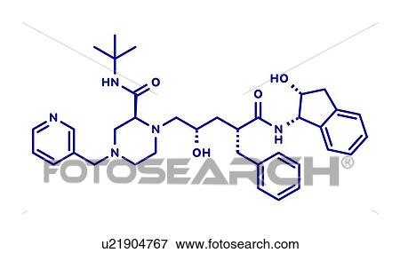 Indinavir HIV drug, molecular model View Large Photo Image Stock Photo - Indinavir HIV drug, molecular model. Fotosearch