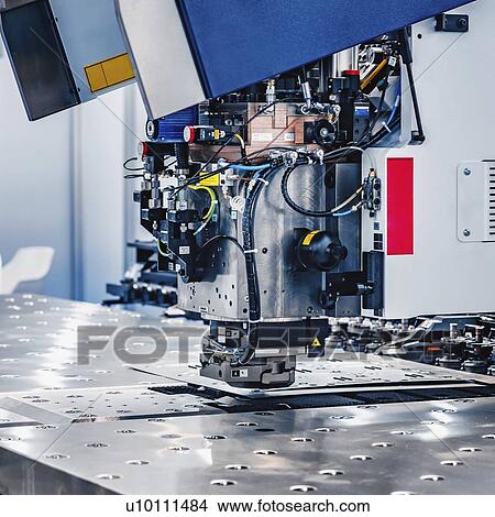 Picture - Industrial metal working machine. Fotosearch