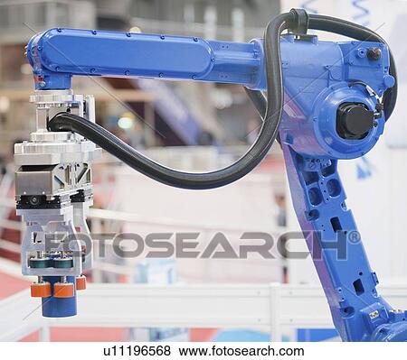 Stock Photo - Industrial robotic arm. Fotosearch