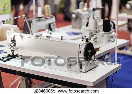 Industrial sewing machine View Large Photo Image Stock Photography - Industrial sewing machine. Fotosearch