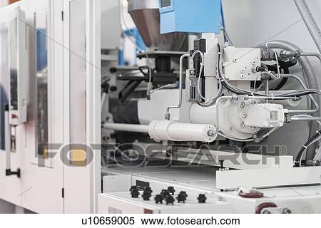 Stock Photography - Injection moulding machine. Fotosearch