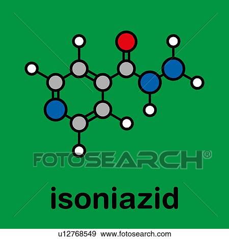 Isoniazid tuberculosis antibiotic drug, molecular model View Large Photo Image Stock Photo - Isoniazid tuberculosis antibiotic drug, molecular model. Fotosearch