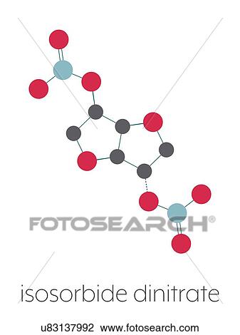 Isosorbide dinitrate vasodilator drug, molecular model View Large Photo Image Stock Image - Isosorbide dinitrate vasodilator drug, molecular model. Fotosearch