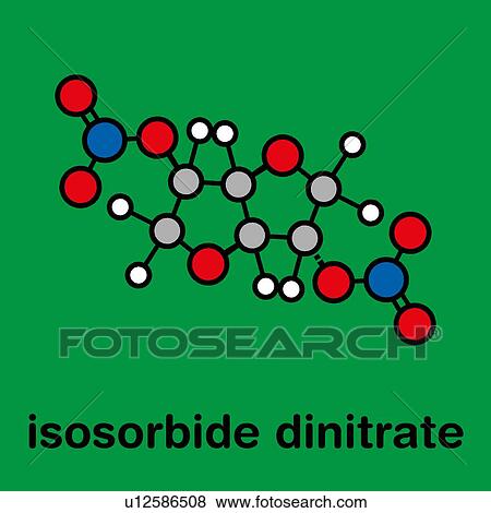 Isosorbide dinitrate vasodilator drug, molecular model View Large Photo Image Stock Photo - Isosorbide dinitrate vasodilator drug, molecular model. Fotosearch