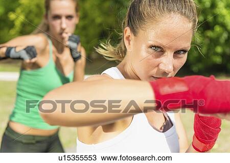 Kickboxing training outdoors View Large Photo Image Stock Image - Kickboxing training outdoors. Fotosearch