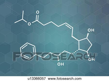 Latanoprost glaucoma drug, molecular model View Large Photo Image Stock Photo - Latanoprost glaucoma drug, molecular model. Fotosearch