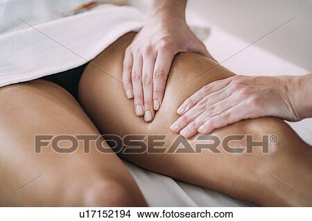 Picture - Leg massage. Fotosearch