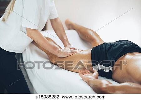 Leg massage View Large Photo Image Stock Image - Leg massage. Fotosearch