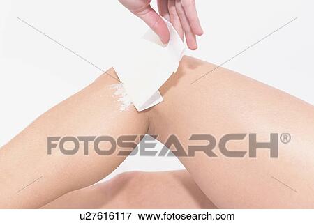 Leg waxing View Large Photo Image Stock Photo - Leg waxing. Fotosearch