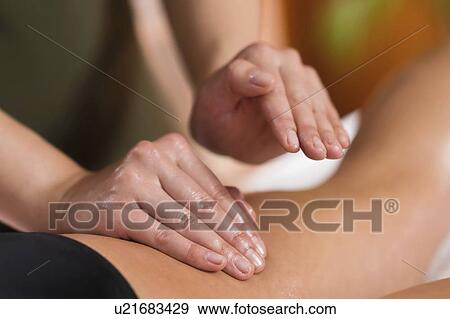 Legs Sports Massage Therapy View Large Photo Image Stock Photo - Legs Sports Massage Therapy. Fotosearch