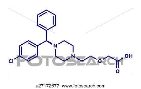 Levocetirizine antihistamine drug, molecular model View Large Photo Image Stock Photo - Levocetirizine antihistamine drug, molecular model. Fotosearch