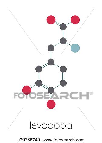 Levodopa Parkinson's disease drug, molecular model View Large Photo Image Stock Image - Levodopa Parkinson's disease drug, molecular model. Fotosearch