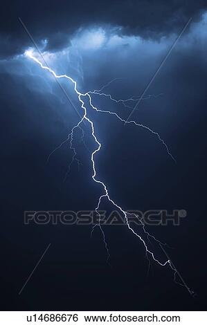 Stock Photograph - Lightning, illustration.. Fotosearch