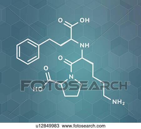 Lisinopril high blood pressure drug, molecular model View Large Photo Image Stock Image - Lisinopril high blood pressure drug, molecular model. Fotosearch