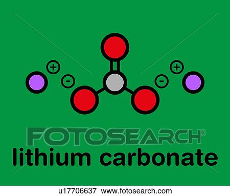 Lithium carbonate bipolar disorder drug, molecular model View Large Photo Image Stock Photo - Lithium carbonate bipolar disorder drug, molecular model. Fotosearch