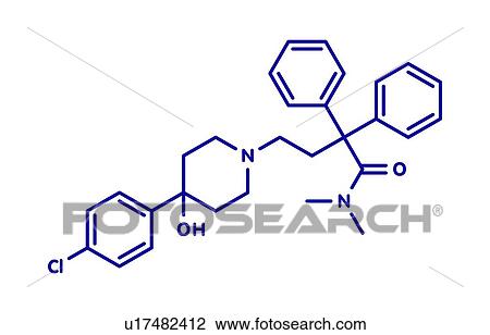 Loperamide diarrhoea drug, molecular model View Large Photo Image Stock Image - Loperamide diarrhoea drug, molecular model. Fotosearch