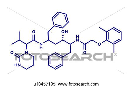Lopinavir HIV drug, molecular model View Large Photo Image Stock Photography - Lopinavir HIV drug, molecular model. Fotosearch