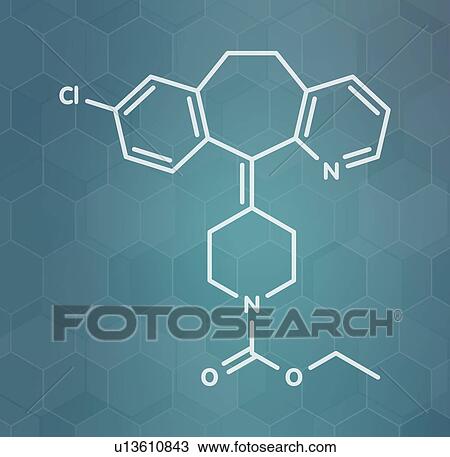 Loratadine antihistamine drug, molecular model View Large Photo Image Stock Image - Loratadine antihistamine drug, molecular model. Fotosearch