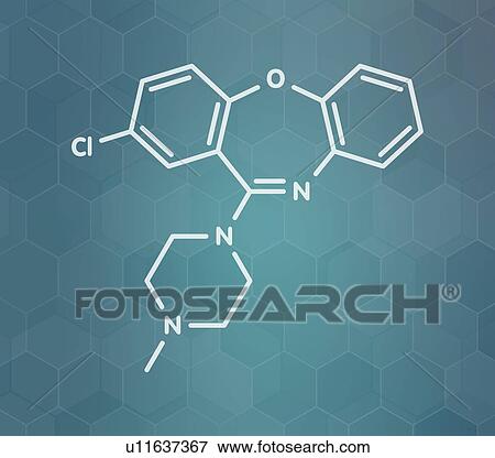 Loxapine antipsychotic drug, molecular model View Large Photo Image Stock Photo - Loxapine antipsychotic drug, molecular model. Fotosearch