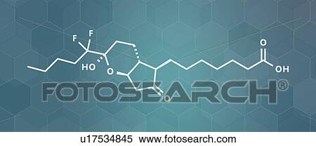 Stock Photography - Lubiprostone chronic constipation drug, molecular model. Fotosearch