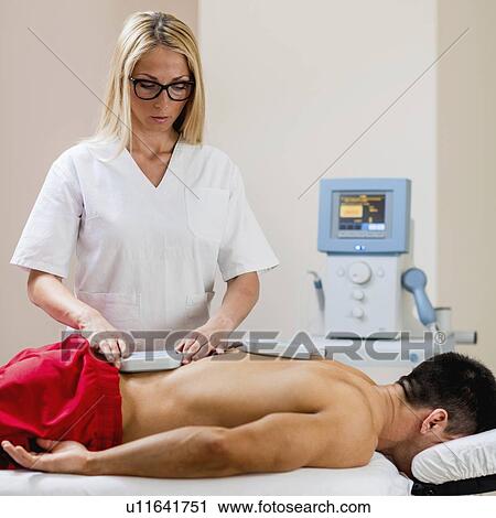 Stock Image - Magnetotherapy. Fotosearch
