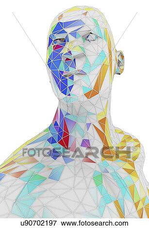 Stock Photo - Man, abstract illustration. Fotosearch