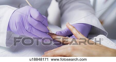 Stock Image - Manicure. Fotosearch