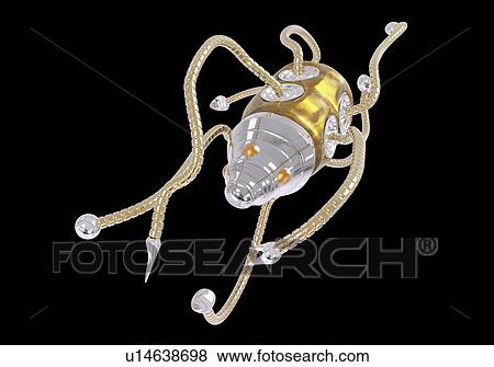 Stock Photo - Medical nanorobot, illustration. Fotosearch