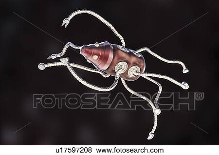 Stock Photo - Medical nanorobot, illustration. Fotosearch
