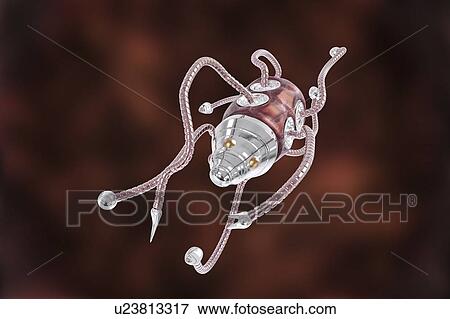 Stock Photo - Medical nanorobot, illustration. Fotosearch