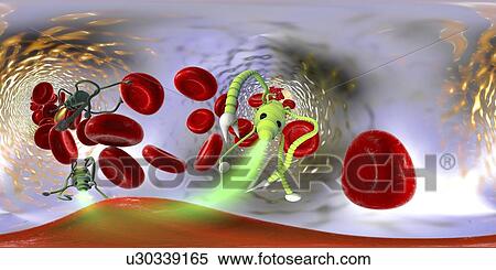 Stock Photography - Medical nanorobot, illustration. Fotosearch