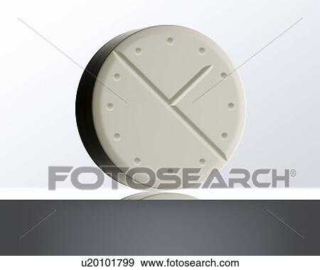 Stock Photo - Medication time, conceptual image. Fotosearch