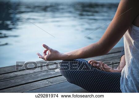 Picture - Meditation detail. Fotosearch