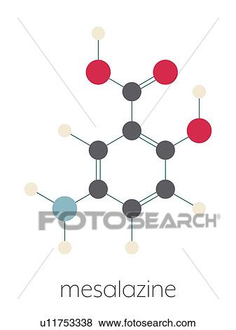 Mesalazine inflammatory bowel disease drug, molecular model View Large Photo Image Stock Photo - Mesalazine inflammatory bowel disease drug, molecular model. Fotosearch