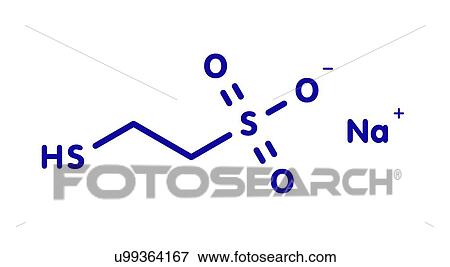 Mesna chemotherapy adjuvant and mucolytic drug molecule View Large Photo Image Stock Photo - Mesna chemotherapy adjuvant and mucolytic drug molecule. Fotosearch