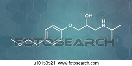 Metoprolol high blood pressure drug, molecular model View Large Photo Image Stock Image - Metoprolol high blood pressure drug, molecular model. Fotosearch
