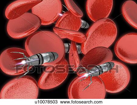 Nanobots in bloodstream, illustration View Large Photo Image Stock Image - Nanobots in bloodstream, illustration. Fotosearch