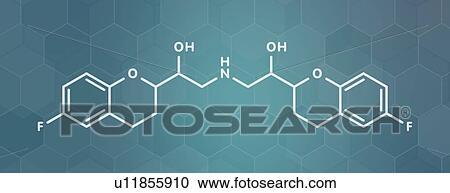 Nebivolol beta blocker drug, molecular model View Large Photo Image Stock Image - Nebivolol beta blocker drug, molecular model. Fotosearch