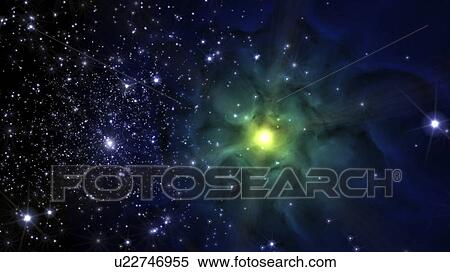 Nebula and stars, illustration View Large Photo Image Stock Photography - Nebula and stars, illustration. Fotosearch