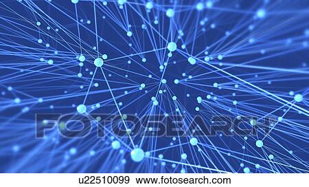 Stock Photo - Network, abstract illustration. Fotosearch